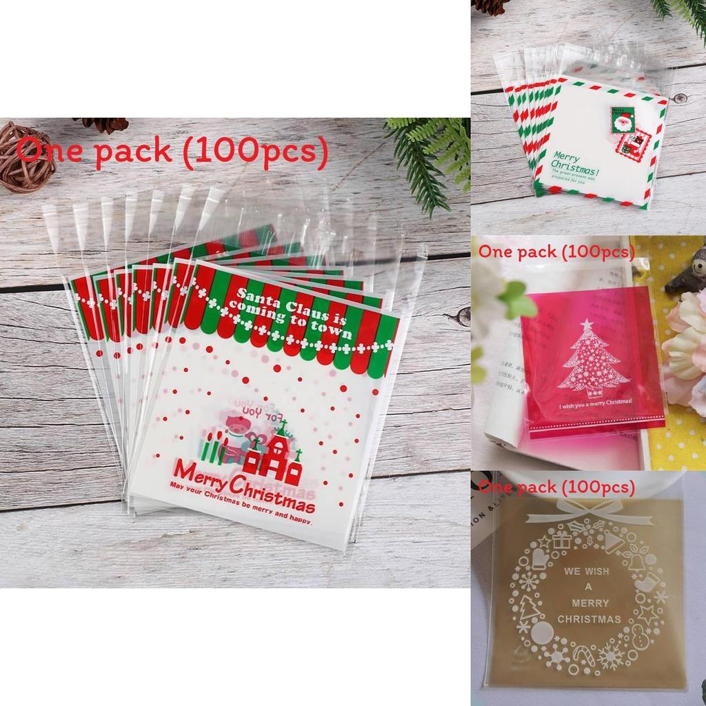 Festive Food Packaging Bags With Waterproof Plastic Material For Cookies And Chocolates