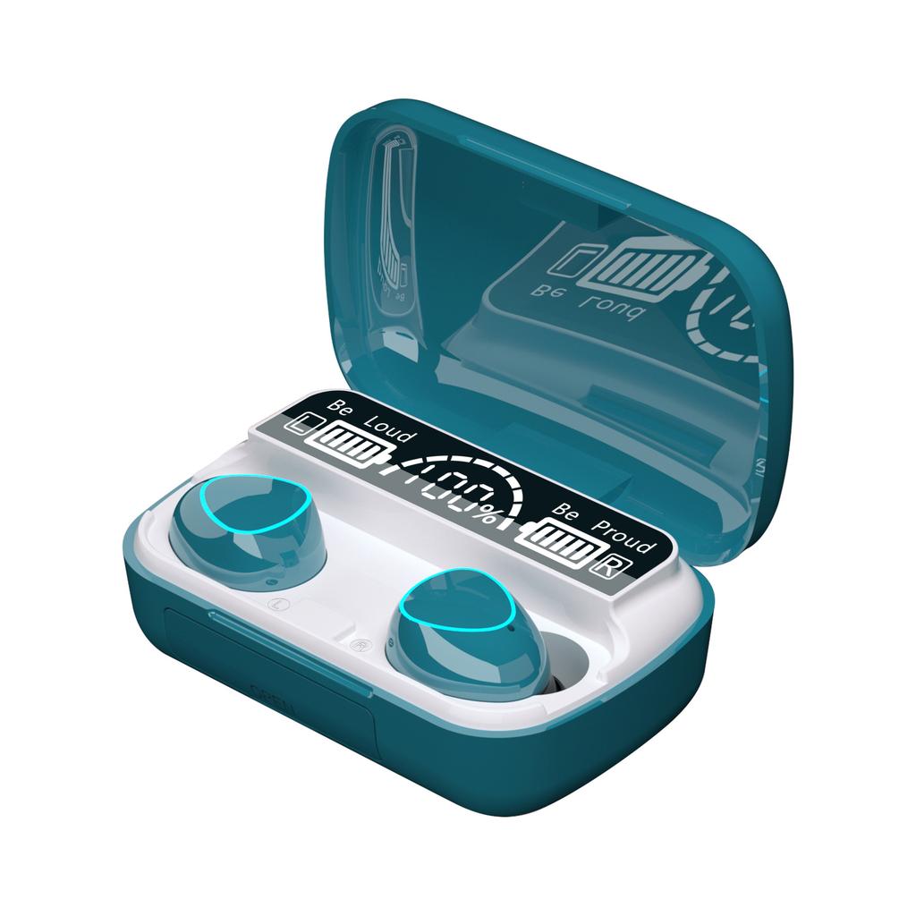 TWS Drahtlose Kopfhörer Ohrhörer 1200mAh Lade Box Bluetooth-kompatibel Stereo Ohrhörer Headsets mit Mikrofon