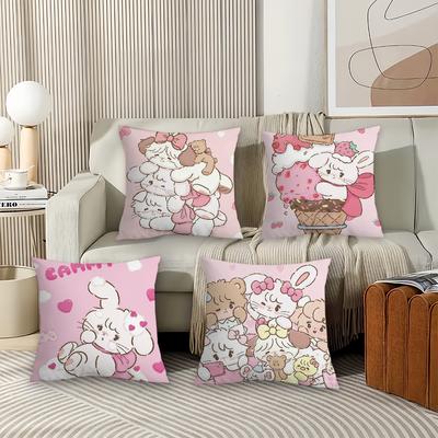 Cartoon Cute Mikko Pillow Case Suitable For Bedrooms Living Rooms Cars Home Decoration