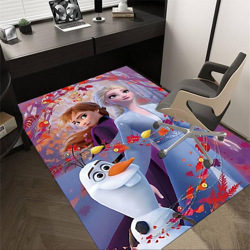 1pc Frozen II Carpet Office Rug Outdoor Mat Home Decor Area Carpet Festival Gift