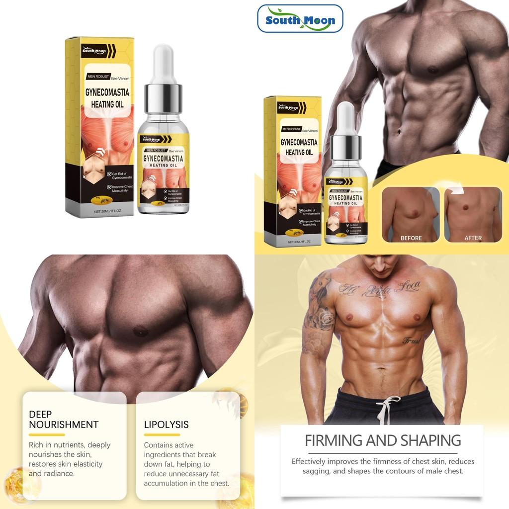 Premium South Month Men's Chest Muscle Care Oil For Firm Skin And Enhanced Elasticity