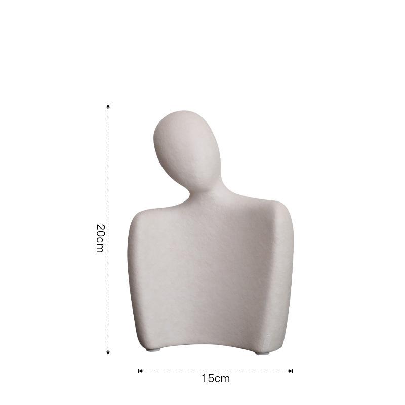 

Hugging Couple Figures Statue Ornaments Desk Decoration Minimalist Abstract Characters Ceramic Sculpture Room Aesthetic Decor