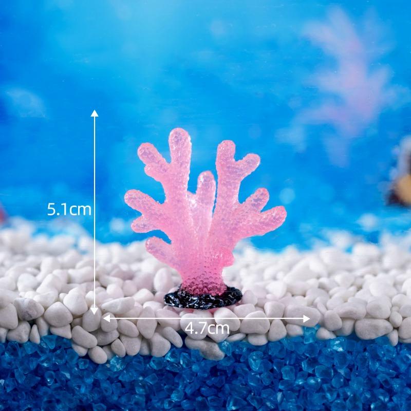 Luminous Fluorescent Simulated Coral Aquarium Fish Tank Landscape Decoration,Accessories and Small Ornaments