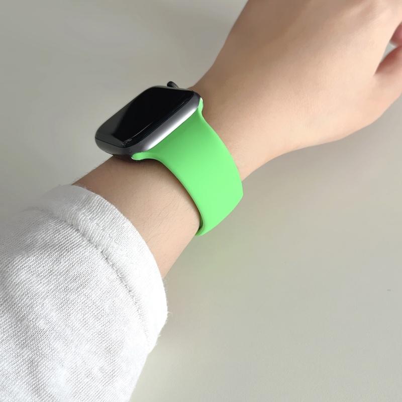 Straps For Watch 10 46 Mm 49mm 44 Mm 45mm 40mm 42mm 41mm 38mm Sport Bracelet iWatch Series 9 8 7 SE Ultra 2 Silicone Band