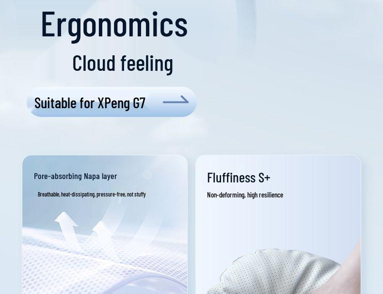 XPeng G7 Kopfstützen-, Lenden- und Nackenkissen: Wichtige Autoinnenraum-Accessoires