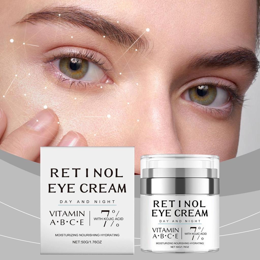 Retinol Augencreme Feuchtigkeitsspendende Und Straffende Augencreme Ist Für Dunkle Augenringe Und Tränensäcke Konzipiert, 50g