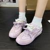 Fashion 2025 Brand Ladies Shoes Front Lace-up Women's Vulcanize Shoes Fashion Color Matching Light Best Seller Comfortable Casual Shoes