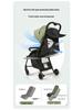 A10 Baby Stroller: Lightweight, Foldable, Four-Wheel Design for Sitting and Lying Down.