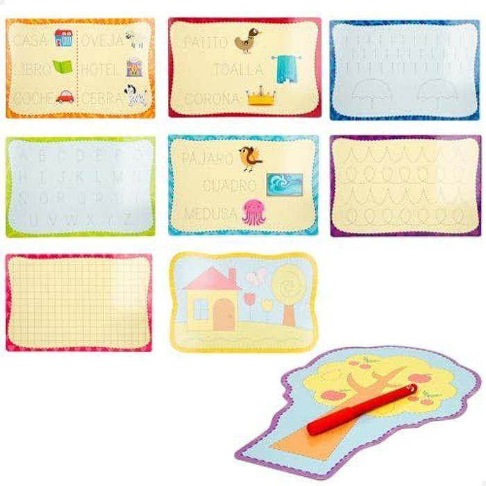 Jouet éducatif - COLORBABY - Montessori Stylo à Bille avec Gomme - Convient aux gauchers - Tableaux Blancs