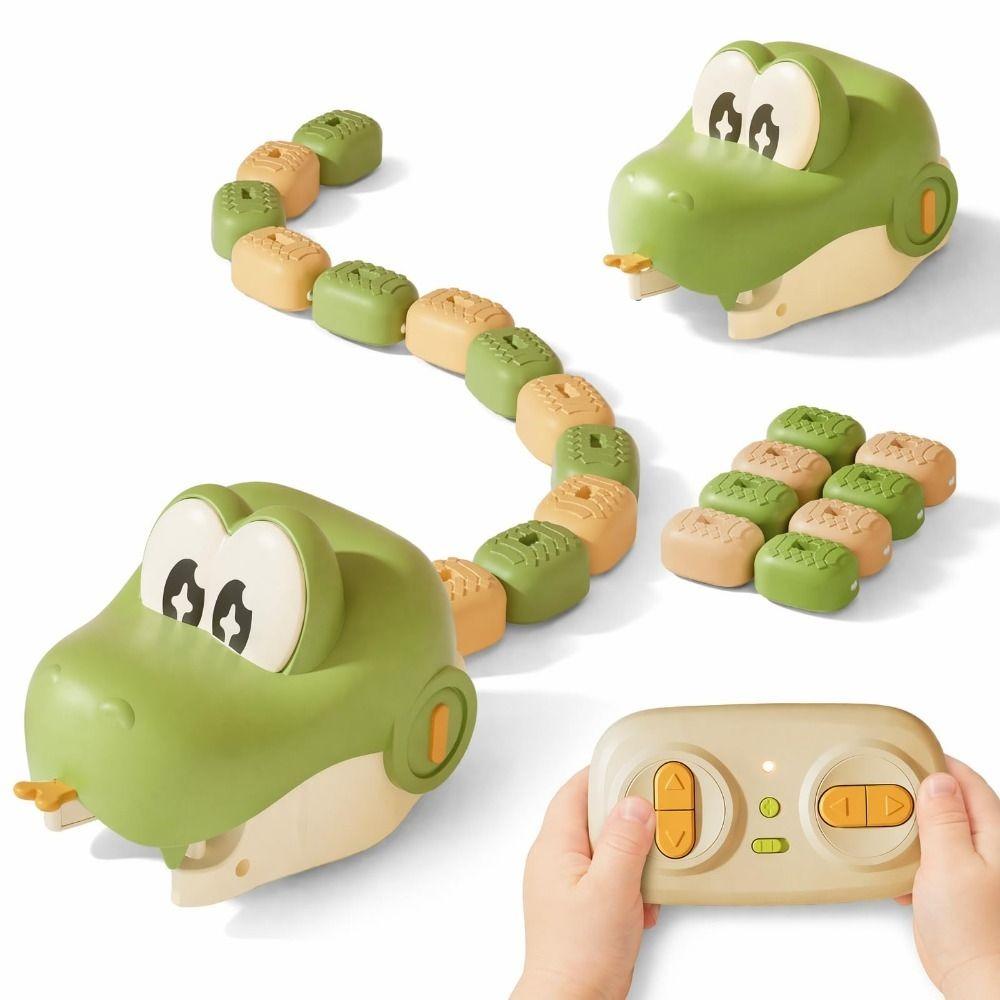 ABS Remote Control Snake Toy Magnetic Tail Extension Competitive Snake Game  Sibling Play