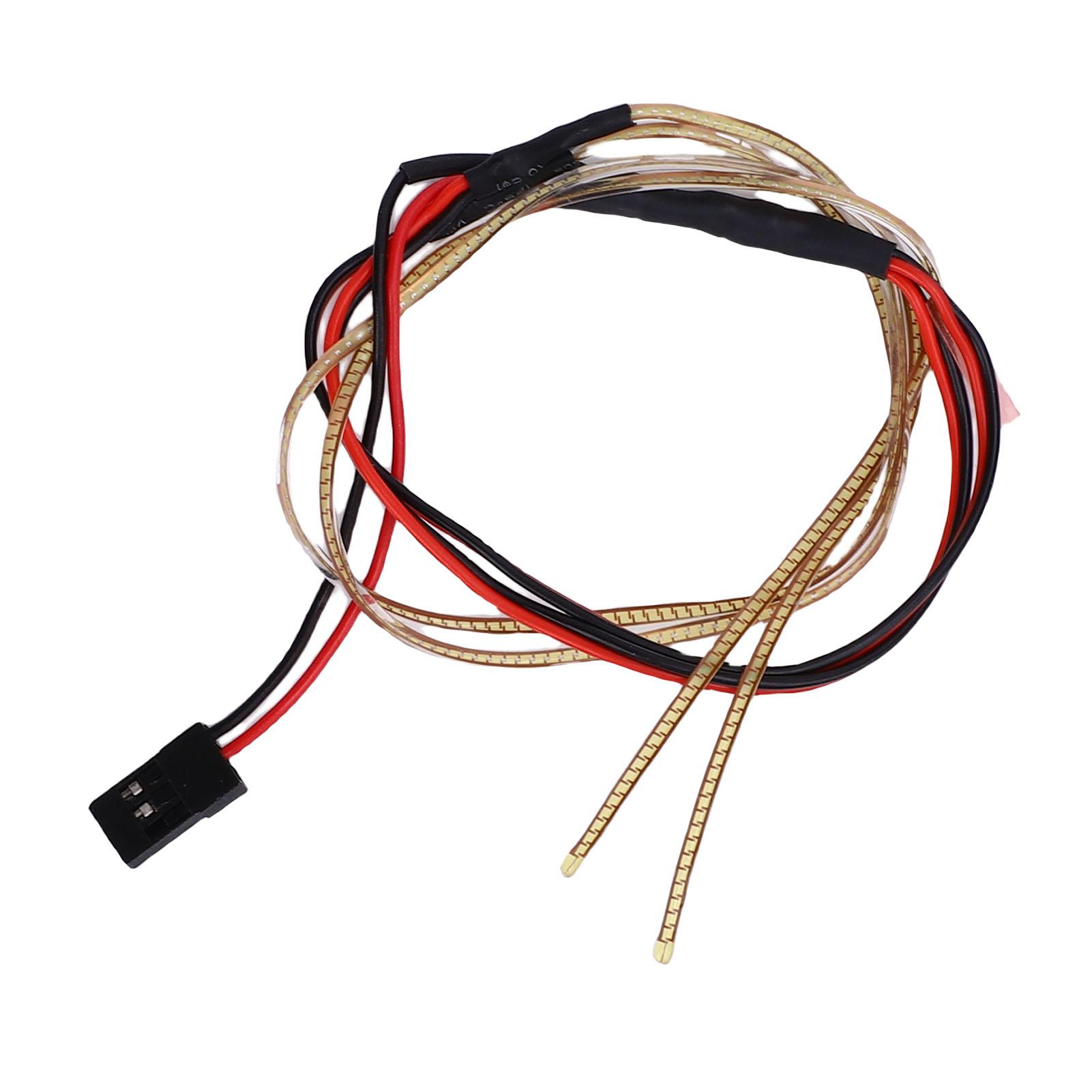 

RC Car Decorative Light Strip Fit for SCX24 1/24 1/18 High Simulation Flexible Cuttable for Model Ca Blue