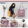 [Angel Moon] Women's Tote Bag, A4 Size, Vertical, Corduroy, Simple, Large, Suitable for College Students, Commuters, Stylish, Sporty, Outdoor, America
