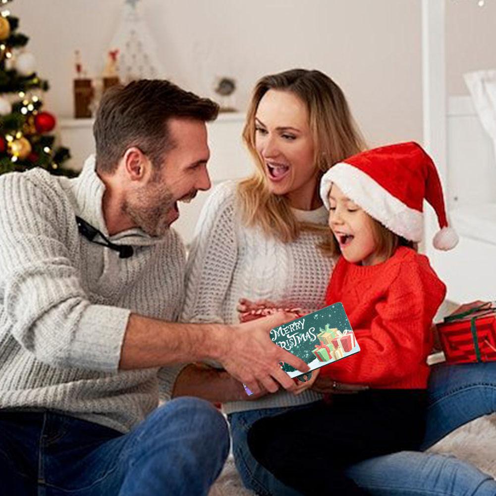 Christmas Money Holders for Cash, Christmas Cash Envelope With 6 Slots,Surprise Card Holder for Xmas DIY Holiday Money Gift Card