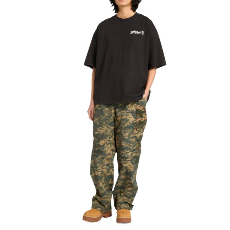 Timberland Camiseta Pulôver Cor Sólida Respirável Tops Unissex TB0A5STQ0011
