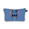 Stitch'S New Cosmetic Bag, Children'S Fashion Portable Double-Sided Toilet Bag, Girls' Outdoor Travel Clutch Storage Bag