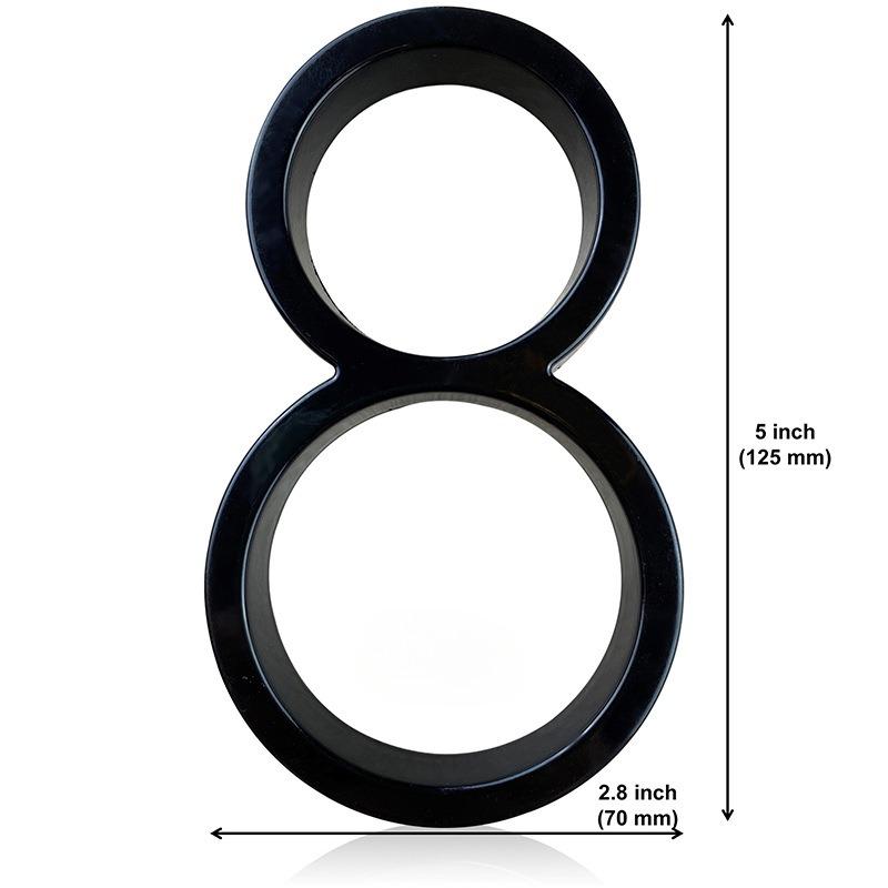 3D House Numbers Outdoor House Numbers Modern Heavy Duty House Numbers For Outside Home Front Door Rust-proof Simple For Mailbox