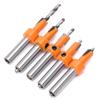 5pcs 2.8-4mm Drill Diameter Countersink Drill Bit YG8 Alloy Wood Screw Counter Sinker  For Wood