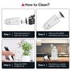 8000Pa 120W Wireless Handheld Vacuum Cleaner LED Dual-Charge Mode Wet Dry Cleaner for Home Office Cars
