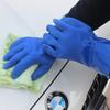 Hubang 919 Oil-Resistant Acid-Alkali Thick Work Gloves: Anti-Slip, Waterproof, Wear-Resistant