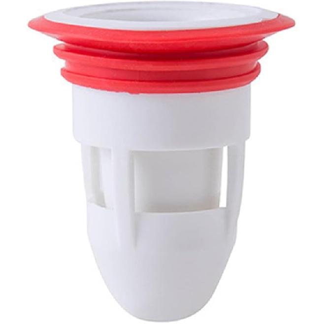 

Anti-Odor Floor Drain Backflow Preventer Valve Sewer Core Drainage Insert Drain Plug Gas Sealer Floor Strainer Trap Seal - Black білий
