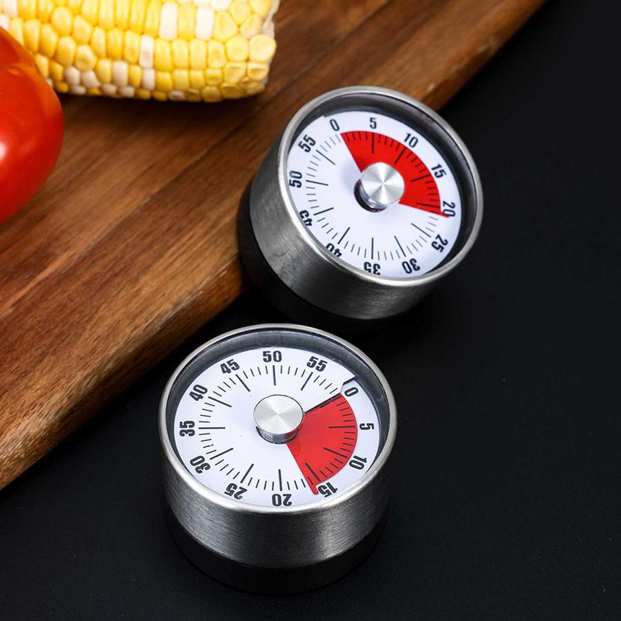 Kuchyňský mechanický časovač Vaření Magnetický Absorpční Time Manager Odpočítávací časovač