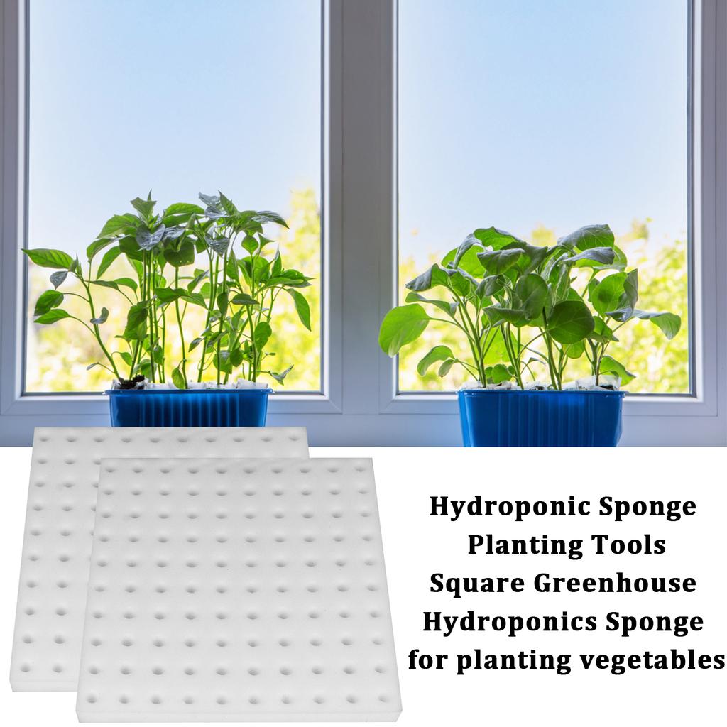 400 Pcs Hydroponic Sponges Planting Gardening Tool Soilless Cultivation Seedling