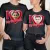Personalised Love Girlfriend Boyfriend Happy Valentine's Day Couple T-Shirt #VD1