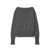 European and American Style, New Women's Clothing, Foreign Style, Fashionable and Casual One-word Neck Knitted Sweater 6771139