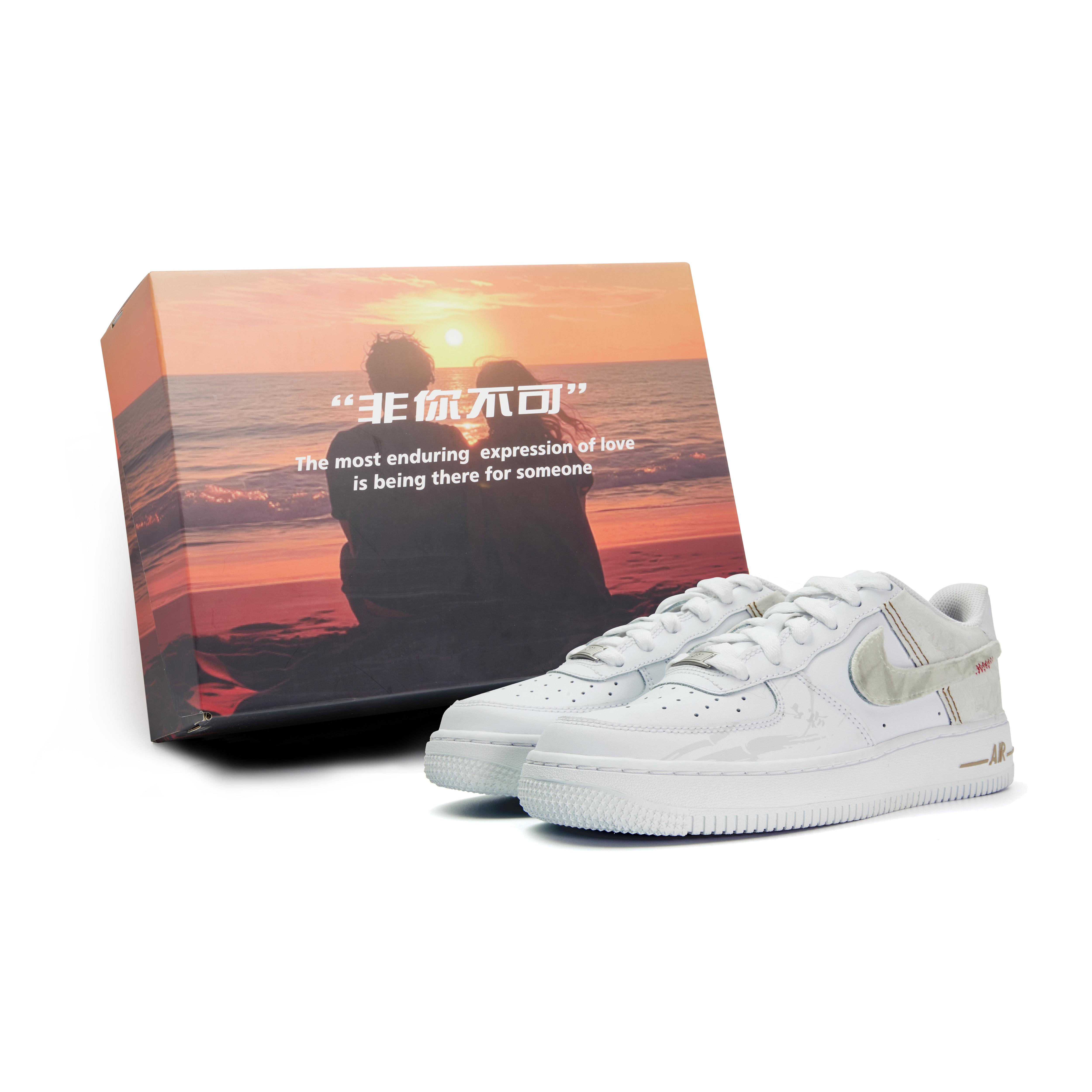 

Nike Air Force 1 Slip Resistant Abrasion Resistant Low top Skateboard Shoes Men s White Gray CW2288-111(Team970-) 44.5