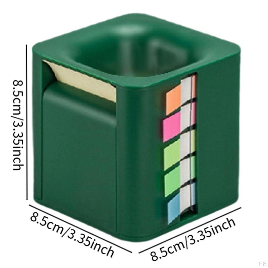 5 In 1 Sticky Note Holder Dispenser Memo Rolls Desktop Storage Index Tabs for Students