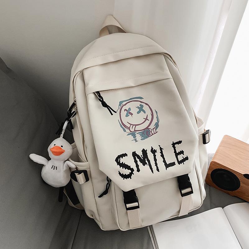 Fashion Letter Backpack Elementary School Students Junior High School Students High Quality Female Students