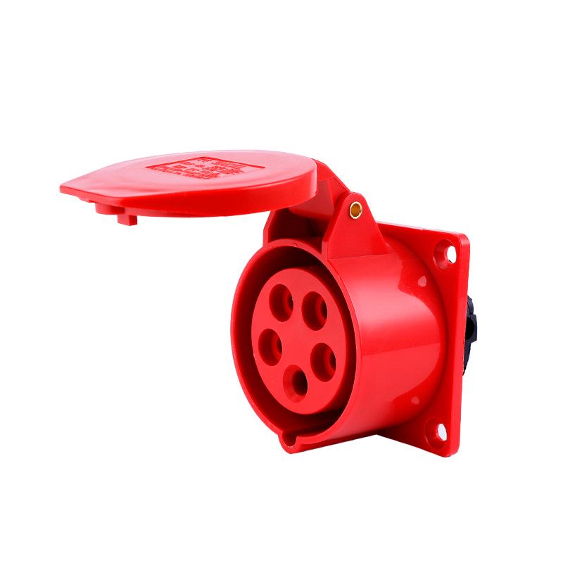 16/32A Waterproof Industrial Plug & Socket - Surface/Flush Mounted Aviation Connector