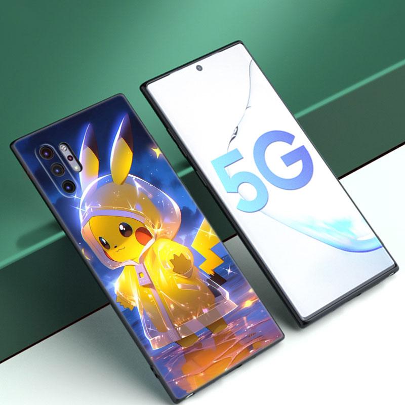 Cute P-Pikachu Phone Case For Samsung Note 10 Lite 20 Ultra M04 M13 M32 4G M14 M15 M34 M52 M53 M54 M55 5G M11 M12 M21 M31 M51