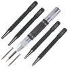 7pcs Precision Center Punch Tool Non-Slip Grip & One-Handed Operation Centre Punch General Woodworking Metal Drill