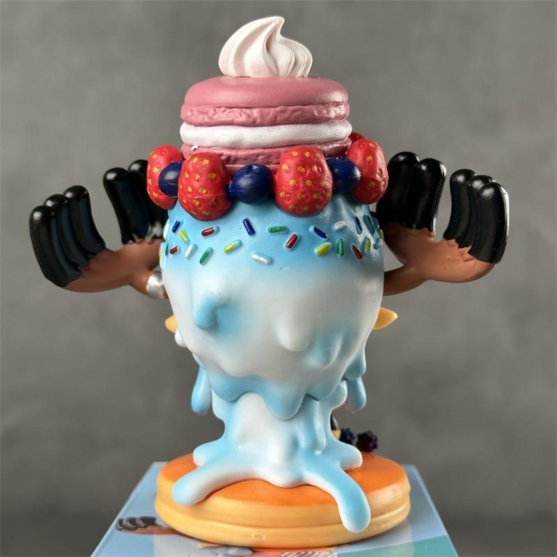 12Cm Anime One Piece Statue Tony Tony Chopper Action Figures Collection Decoration Pvc Model Ornament Gifts Car Mounted Toys