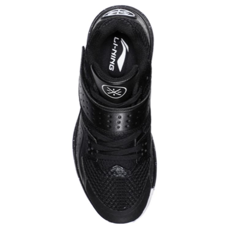 Li Ning Battle Armor Abrasion Resistant Breathable Low top Basketball Shoes Men's Standard Black ABAN059-2