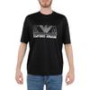 Emporio Armani SS23 Logo Print Loose Fit Crew Neck Short Sleeve T-Shirt Men Tops Black 3R1TZ4-1JUVZ-0098