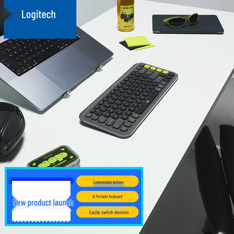 

Logitech POP ICON COMBO Wireless Bluetooth Keyboard and Mouse Set