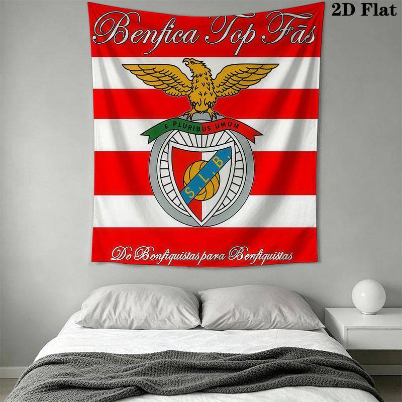 Benfica LOGO Wall Hanging Printed Fabric Blanket Decorative Tapestries for Bedroom Living Room Home Decor