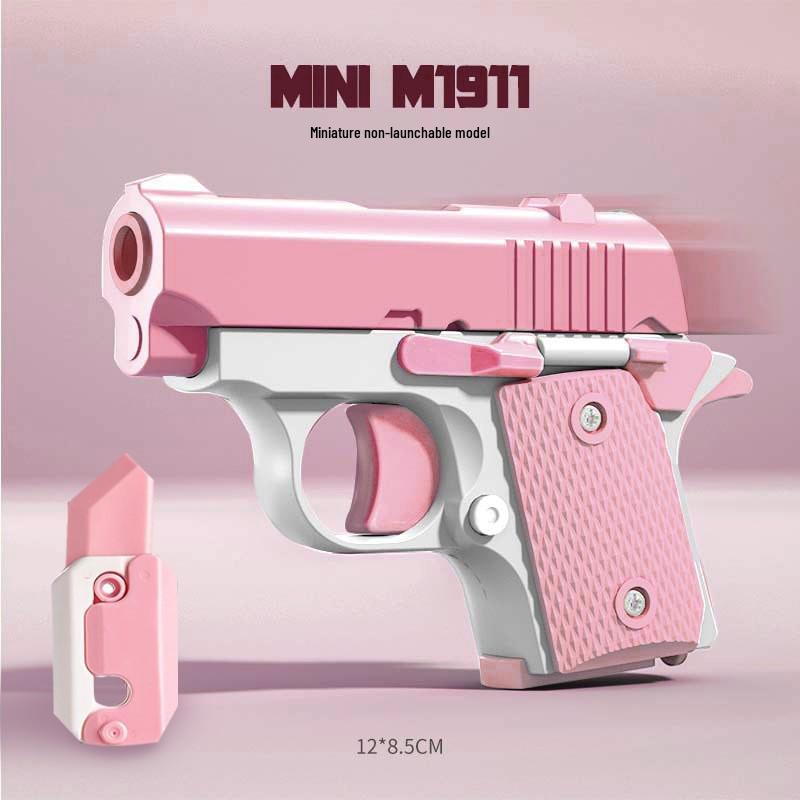 Carrot Gun 1911 Toy: Hot-Selling 3D Printed Decompression Handgun