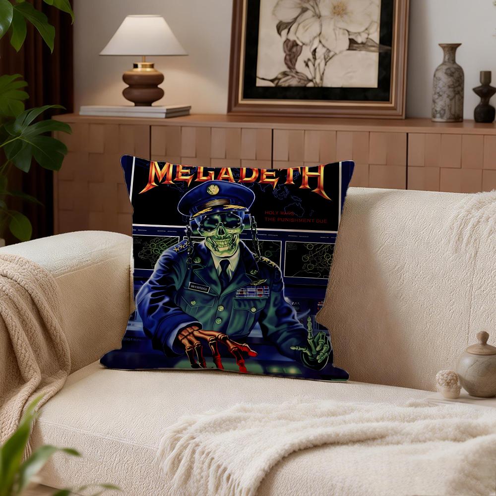 Megadeths Cushion Cover Cushion Cover Set 4Pcs 50X50 45X45 40X40 Pillowcase Decorative Sofa Home Decor
