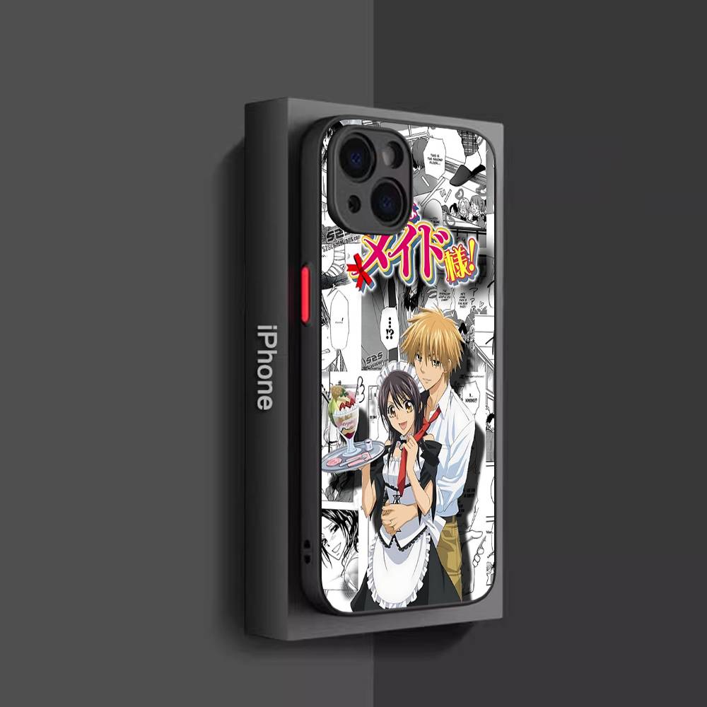 Kaichou Wa Maid-Sama Pour IPhone 15 16 Pro Max 11 12 13 14 XS XR X Plus 16E Coque de Téléphone Mate Translucide