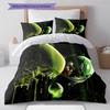 Cartoon Pattern Bedding Quilt Set Quilt Cover Pillowcase Home Decoration Birthday Gift (1 * Duvet Cover + 2 * Pillowcase, Without Core)