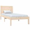 Solid Wood Bed 90x190 Cm