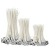 100 Pezzi Stoppini per Candele in Cotone Puro Senza Fumo Fai da Te Anima in Cera Anima in Cotone Intrecciata Linea di Cera per Lampade a Cherosene per Candele da Te Light Candele Galleggianti