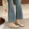 Scarpe Moda Stile Britannico Donna 2025 Oxfords Calzature Femminili Preppy Nuove in Pelle Estive Comode Scarpe con Cinturino Mary Janes Scarpe Estive Donna
