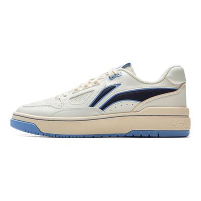 Li Ning New Star Fashion Classic Casual Versatile Thick Sole Height Increasing Non-Slip Shock Absorbing Low-Top Skate Shoes Unisex Sneakers ABCV009-2