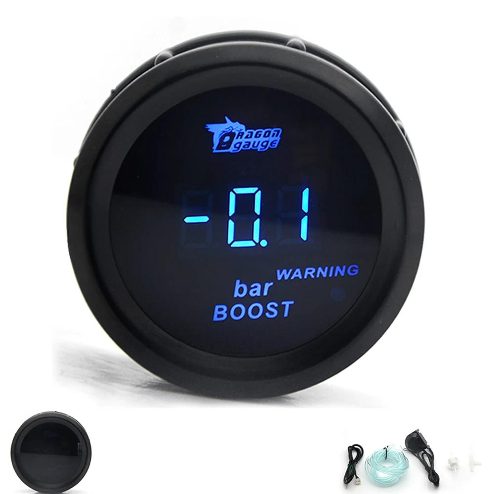 Manometro Digitale Turbo Boost per Auto 2" 52mm PSI BAR Temperatura Acqua Temperatura Olio Manometro Pressione Olio Voltmetro EGT Contagiri RPM