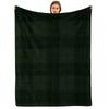 Dark Green Nutcracker Soft Flannel Blanket Breathable Warm Throw for Office Car Sofa Kids Room Birthday Xmas Gift