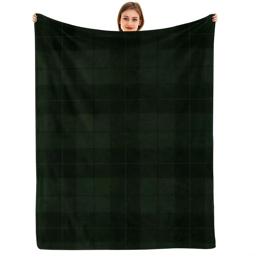 Dark Green Nutcracker Soft Flannel Blanket Breathable Warm Throw for Office Car Sofa Kids Room Birthday Xmas Gift